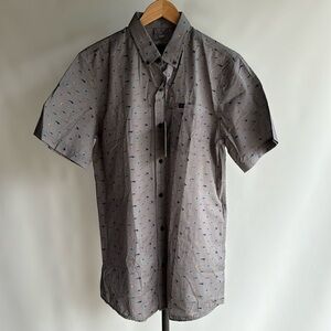 NWT Pladra Fly Fishing Short Sleeve Button Down - sz L-T